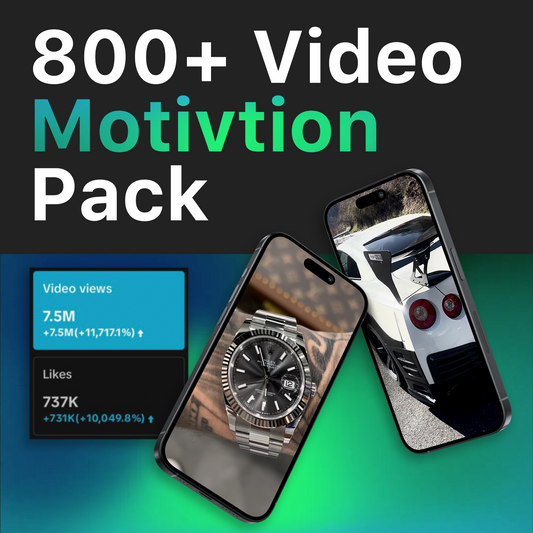 [800+ Clips] Learn how to create & monetise motivational videos on Tiktok / Youtube Shorts